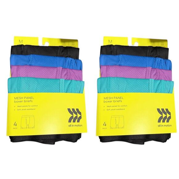 all in motion Other - 2 All in Motion NWT Boys’ Size Medium 8 Mesh Panel Boxer Briefs Pack of 4